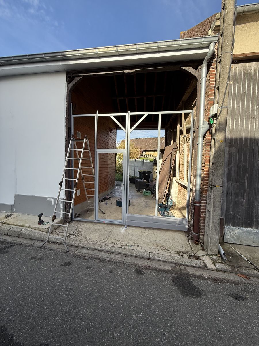 Porte cochère avant restauration par 2MPB